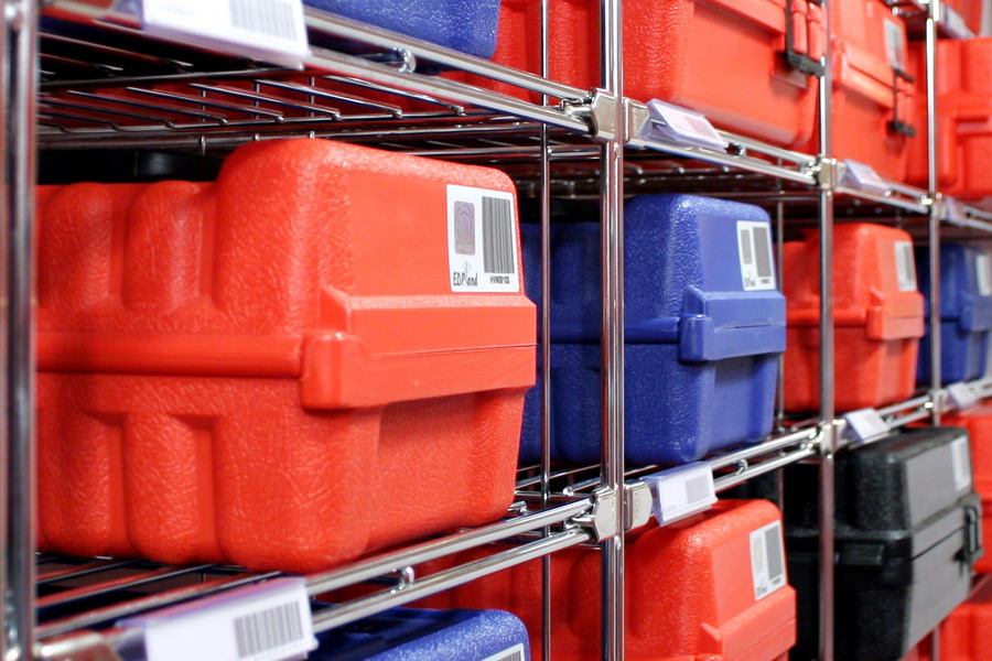 Adathordozó tároló táskák a páncélteremben